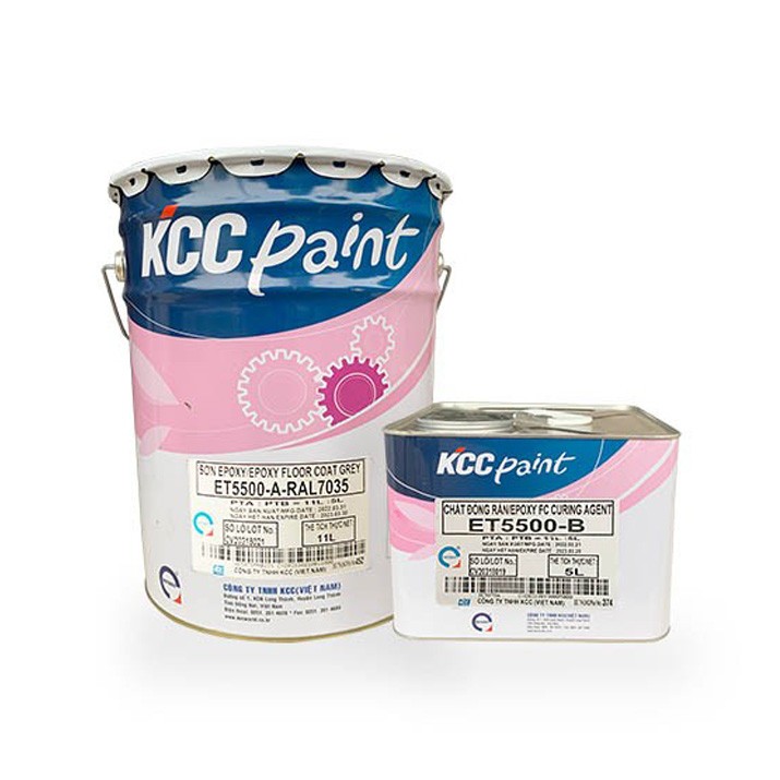 Kcc Et5500 | Sơn sàn Epoxy Tự Phẳng Kháng Hóa Chất